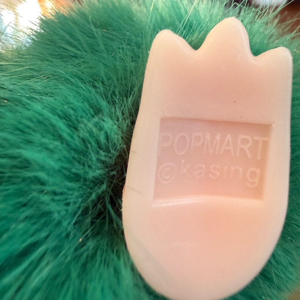 Green Labubu Plush Bunny Keychain Stuffed Animal Charm Not from Pop Mart-Gift - Picture 11 of 13